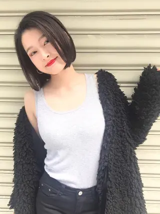 ショート カラー ヘアアレンジ 柔らか垢抜けｶﾗｰと ｶｯﾄ🫧ASUKAのヘアスタイル