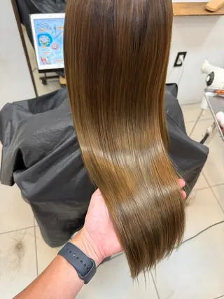 ロング カラー 藤田 祥平のヘアスタイル