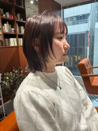 ミディアム カラー ヘアアレンジ 💟Opus // Mizuki🐕のヘアスタイル