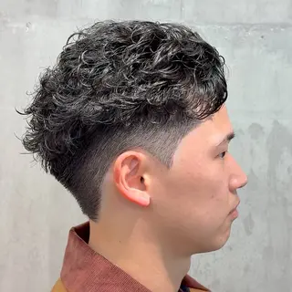 ショート パーマ ヘアアレンジ メンズ MENIN メンズ サロン 望月 涼太のヘアスタイル