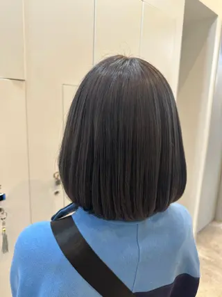 ミディアム カラー 韓国レイヤー✨ yasuko銀座のヘアスタイル