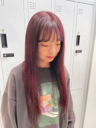 ロング カラー たなか こころ🎀のヘアスタイル