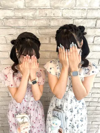 ヘアアレンジ 横浜ヘアメ髪質改善 カラー🎀💘みさきのヘアスタイル