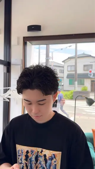 ショート 作野 凌都のヘアスタイル