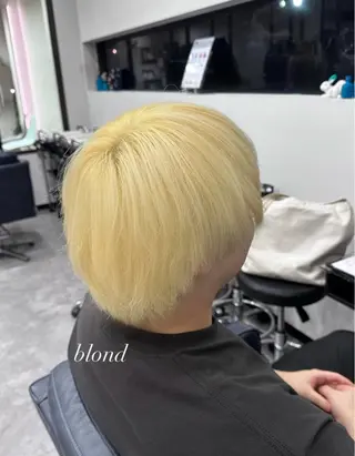 メンズ 透明感カラー/ ハイトーン/竜希のヘアスタイル