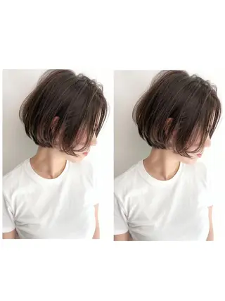 ショート カラー メンズ キッズ ネイル ボブ×縮毛矯正👑 心斎橋/高城涼也のヘアスタイル