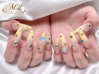 ネイル 長さだし専門店 M2　rikaのネイルデザイン