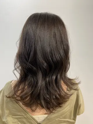 セミロング デジタルパーマ💫/ 似合わせカット✂️のヘアスタイル