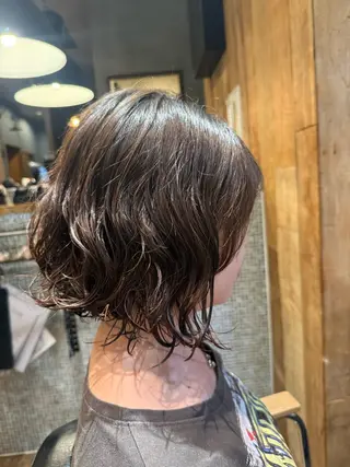 パーマ Lafith 日隈悠星のヘアスタイル