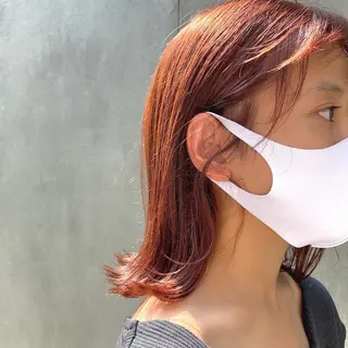 ミディアム カラー ヘアアレンジ 【ダメージレス施術】 【透明感】北村 拓也のヘアスタイル
