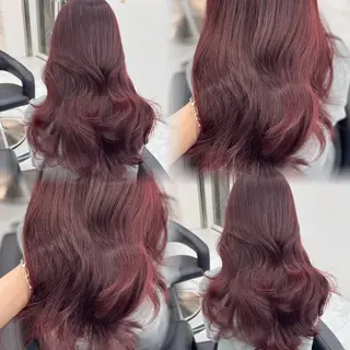 セミロング カラー 🪽天神/うる艶 /トレンドヘア🪽のヘアスタイル