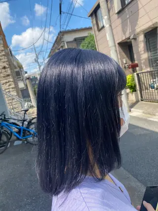 セミロング 髪質改善QOLU 石川のヘアスタイル