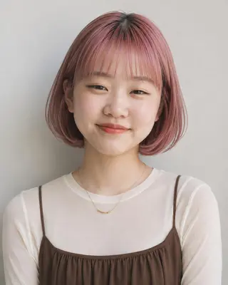 ミディアム カラーモデル募集☆ 山村梨香のヘアスタイル
