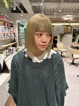 ミディアム hair&eye🎀 /momoKaのヘアスタイル