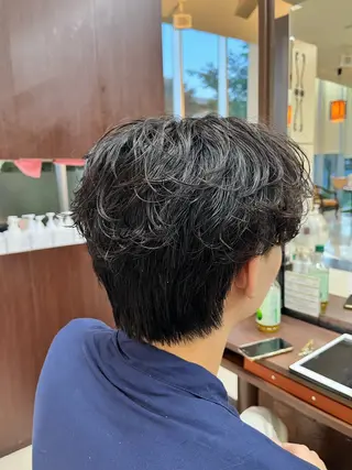 ショート パーマ メンズ 🧊メンズ特化🧊 高木航希のヘアスタイル