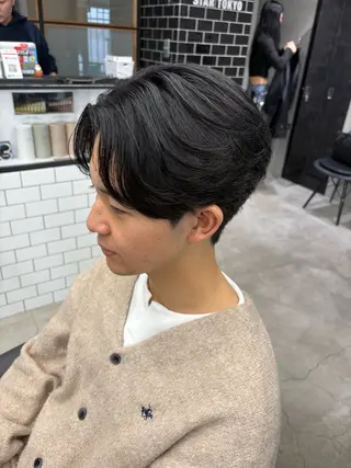 パーマ メンズ 💗韓国ヘア/髪質改 善💗若菜あいこのヘアスタイル