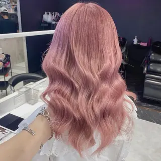 セミロング カラー ヘアアレンジ メンズ キッズ ブリーチの髪様 MASATOのヘアスタイル