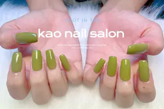 ネイル kao nail マグネット/長さだしのネイルデザイン