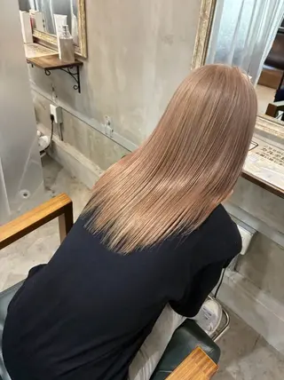 セミロング プルエクステ/ カラー🎀🎀ミレイのヘアスタイル
