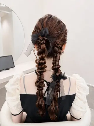 ヘアアレンジ 🌼UNIKAore 窪木莉奈🌼のヘアスタイル
