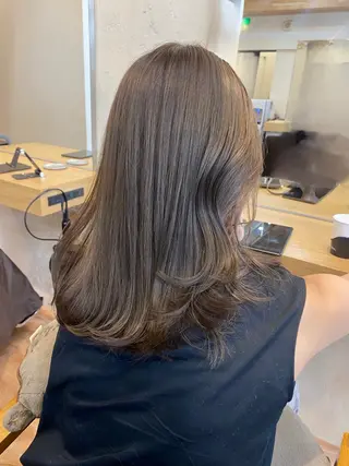 ロング カラー マンツーマン 美容師💚コウブチのヘアスタイル