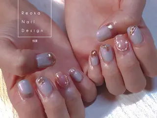 ネイル Blowe ニュアンスのネイルデザイン
