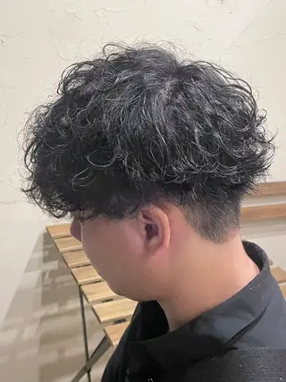 ショート パーマ メンズ メンズ特化/パーマ指 名No.1/百瀬太郎のヘアスタイル