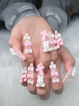 ネイル Lee Nails チップ長さだし専門店のネイルデザイン