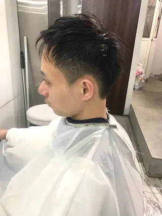 ショート カラー パーマ メンズ メンズ縮毛矯正 細谷碧海のヘアスタイル