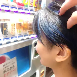 ショート カラー ボブ/縮毛/レイヤー モトナリのヘアスタイル