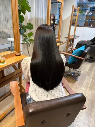 ロング カラー RINNO🌷透明感 カラー/髪質改善のヘアスタイル