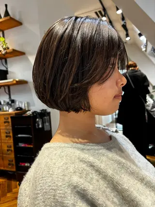 ショート misa🫧ナチュラ ル縮毛矯正/髪質改善のヘアスタイル