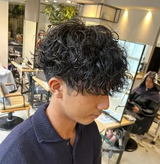 パーマ メンズ メンズ清潔感のプロ 💈メンズパーマ藤田のヘアスタイル