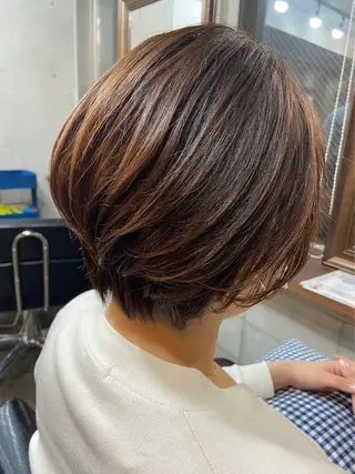 ショート J /レイヤーカット /ショートボブのヘアスタイル