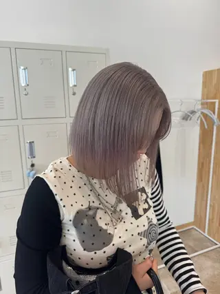 ミディアム 盛れる透明感カラー ♡ayana♡のヘアスタイル