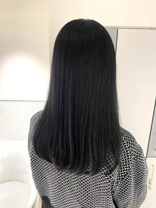 セミロング カラー 健太郎 髪質改善/透明感のヘアスタイル