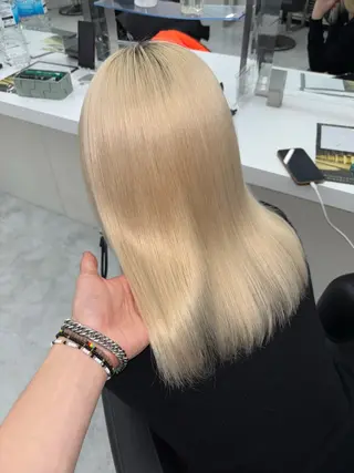 セミロング 🫧韓国風透明感 ヘア🫧towaのヘアスタイル