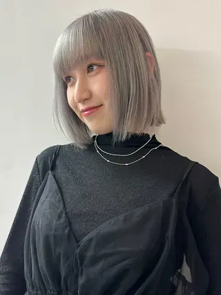 ミディアム 🫧ケアブリーチ/ ヘアセット/愛美🫧のヘアスタイル