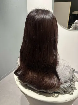ロング カラー misuzu/名古屋 /酸性ストレート🎀のヘアスタイル