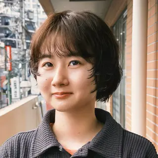ショート カラー パーマ "ラフな雰囲気"🍃 パーマ🌀かんたまるのヘアスタイル