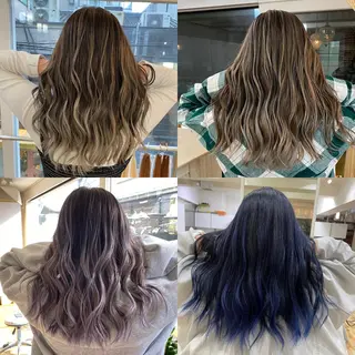 セミロング カラー ヘアアレンジ 久米 治仁のヘアスタイル