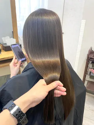 セミロング カラー LAGOM hair 《池袋》のヘアスタイル
