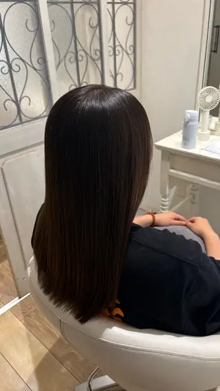 ミディアム カラー 似合わせ 顔周りYUUGAのヘアスタイル