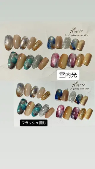 ネイル フルリール 【プライベートサロンのネイルデザイン