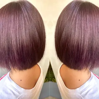ショート カラー ヘアアレンジ ネイル マツエク・マツパ 夜23時まで予約🉑 reverieあきらのヘアスタイル