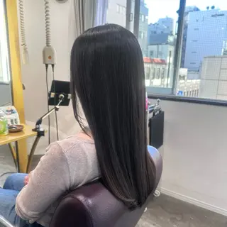 ロング カラー Saki💛心斎橋 髪質改善/艶カラーのヘアスタイル