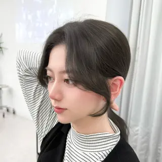 ロング カラー 韓国レイヤー× 顔まわり🕊️テルのヘアスタイル
