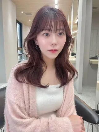 ロング カラー 香月 元希のヘアスタイル