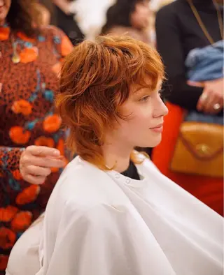 ミディアム カラー 吉田一輝 外国人パーマのヘアスタイル