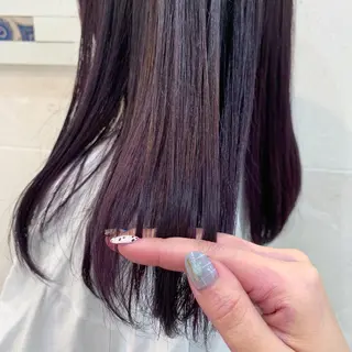 セミロング 💘カラー人気No. 1💘SAYAのヘアスタイル